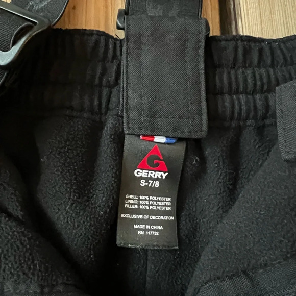 Gerry Unisex Youth Performance Snow Pant with Removable Suspenders Size 7/8 - Picture 6 of 7